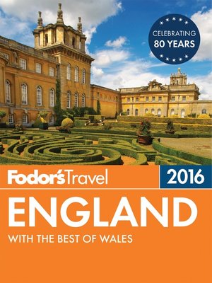 cover image of Fodor's England 2016
